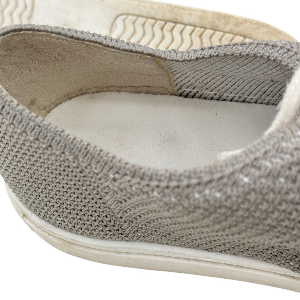 Nisolo Womens Athletic Sneakers SZ 11 Grey Athleisure Casual Capsule Comfy Knit - Picture 8 of 10